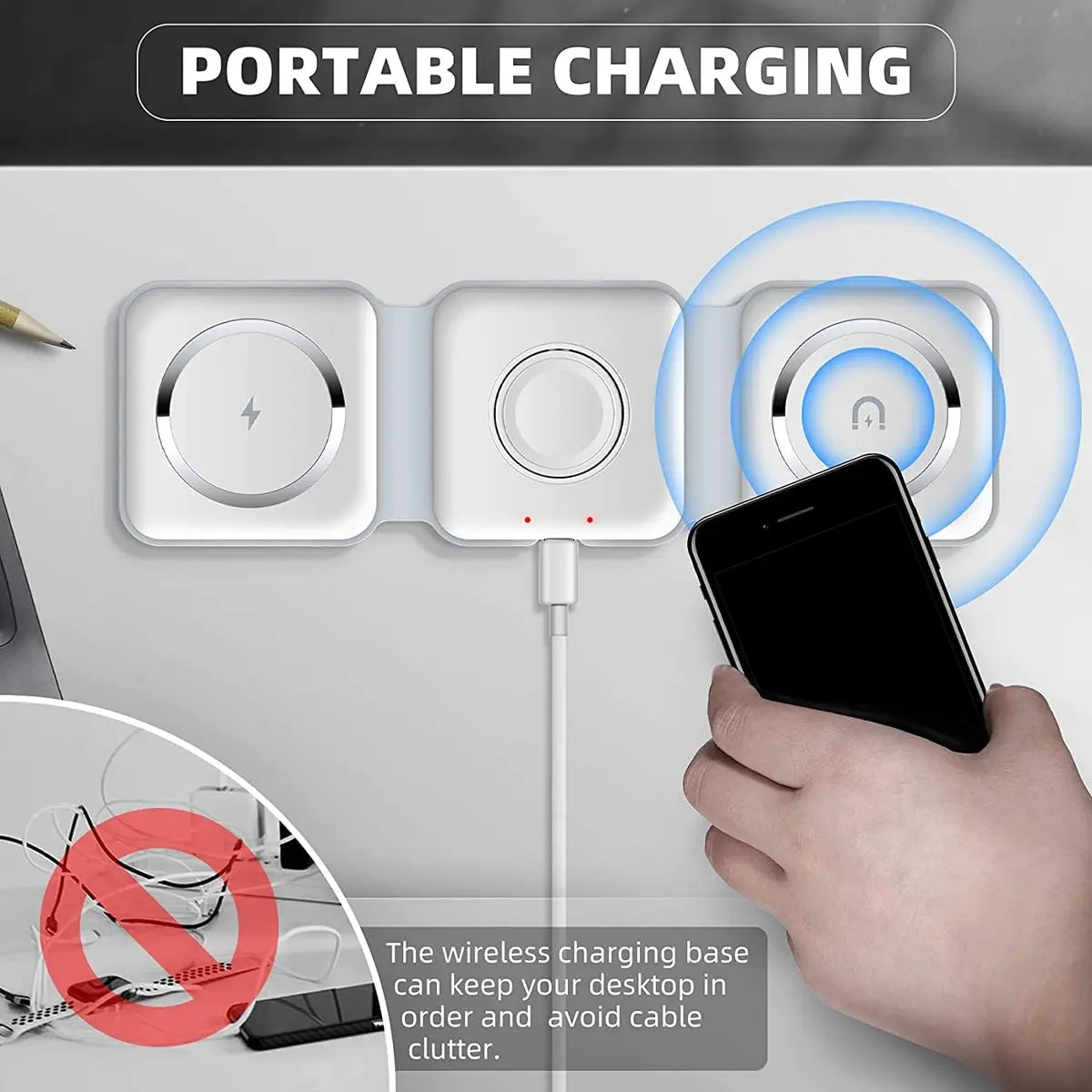 3 In 1 Ultimate  Wireless Charging Pad