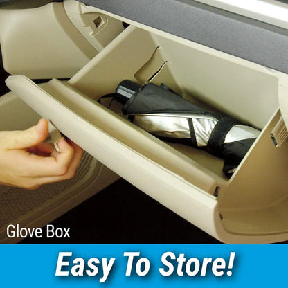 Car Windshield Sun Shade | واقي شمس للزجاج الأمامي للسيارة - UV Protection &amp; Heat Blocker