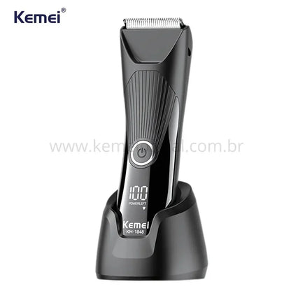 Kemei KM-1848 Waterproof Electric Body Shaver - ماكينة حلاقة كيمي للمناطق الحساسة والجسم