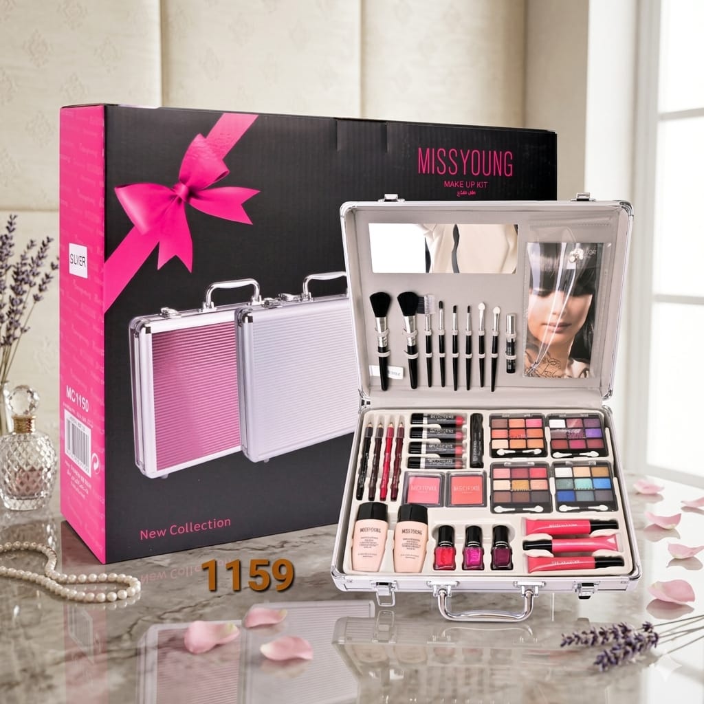 MISS YOUNG All-in-One Makeup Kit | مجموعة ميس يونغ المتكاملة للمكياج - Professional Beauty Box