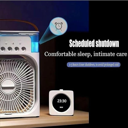 Cooling Fan With Ice – Portable Air Cooler &amp; Humidifier | مروحة تبريد مع الثلج ومبرد هواء محمول