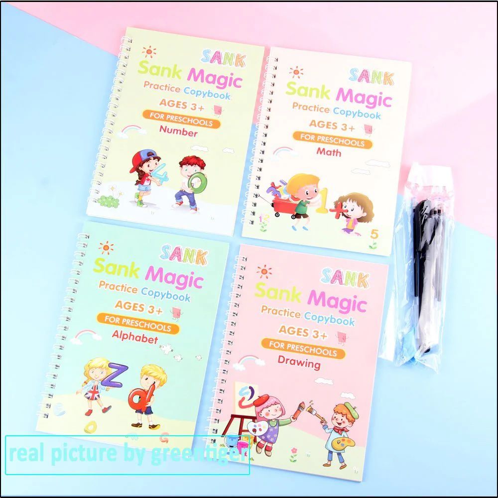 4 Sets Magic Books For Kids
